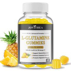 Hero image of L-Glutamine Gummies 1000mg 60-count pineapple flavor