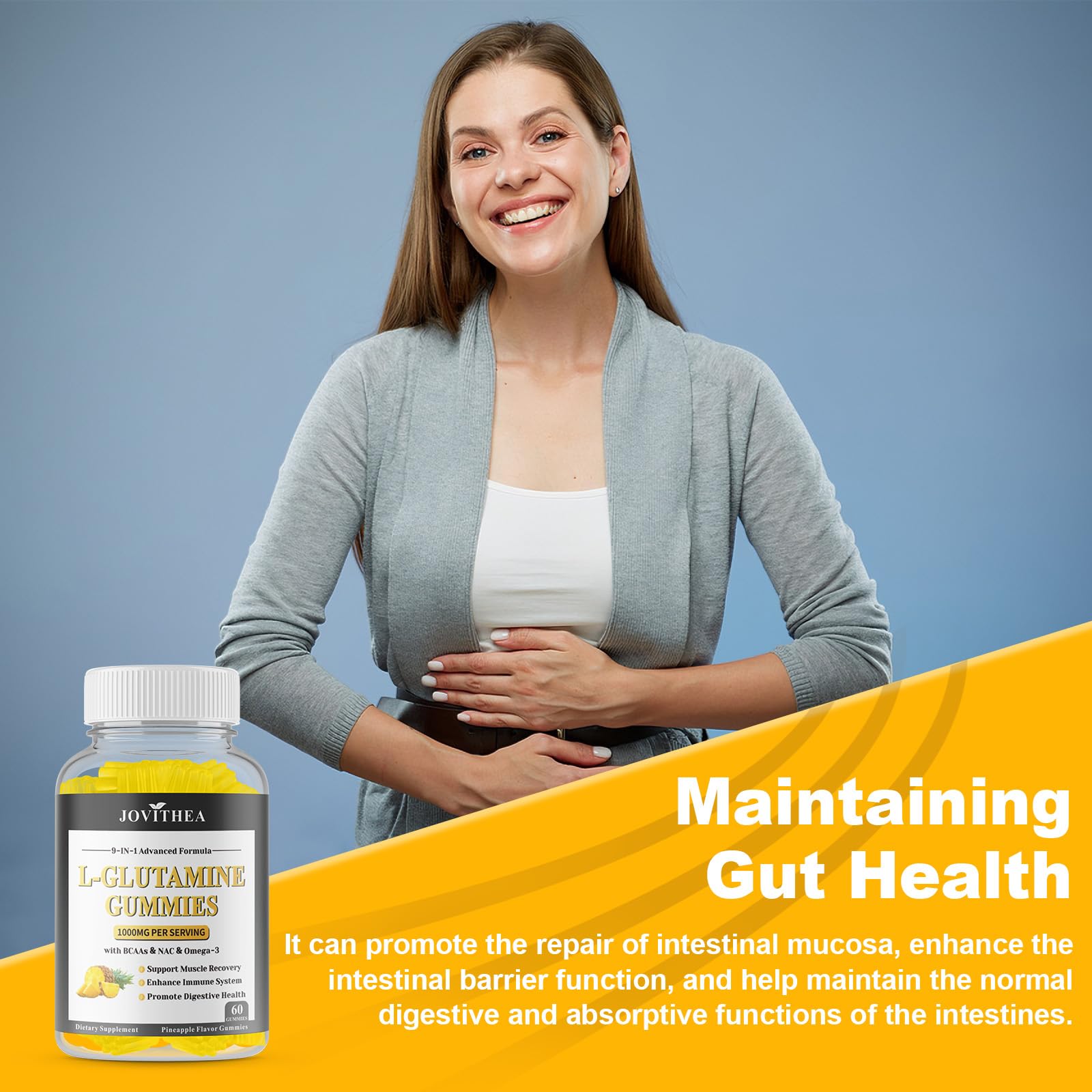 Digestive health and gut support illustration
