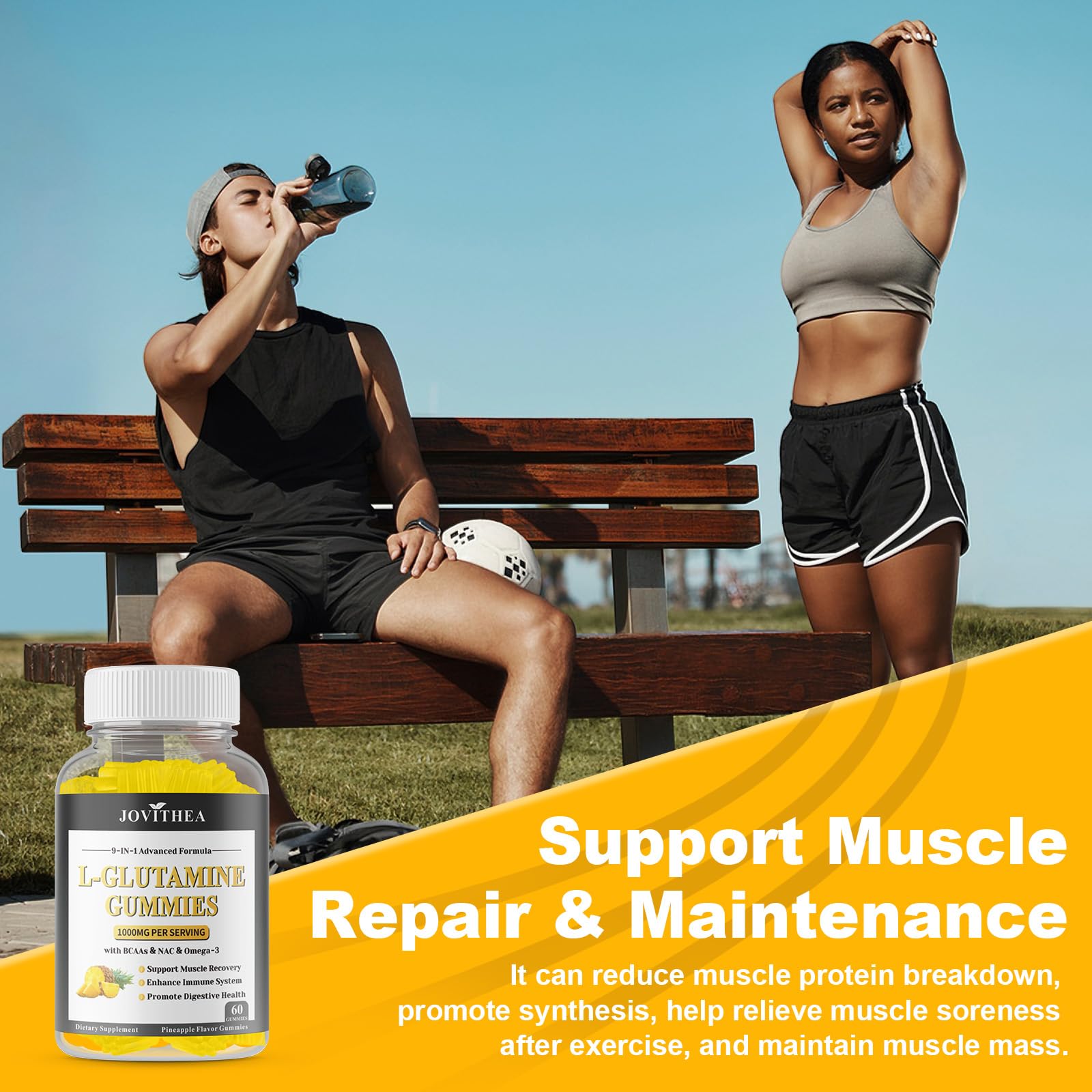 Ingredients focus: BCAAs, NAC, magnesium and amino acids