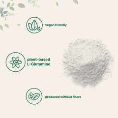 Gluten-free, non-GMO L-Glutamine powder with no fillers