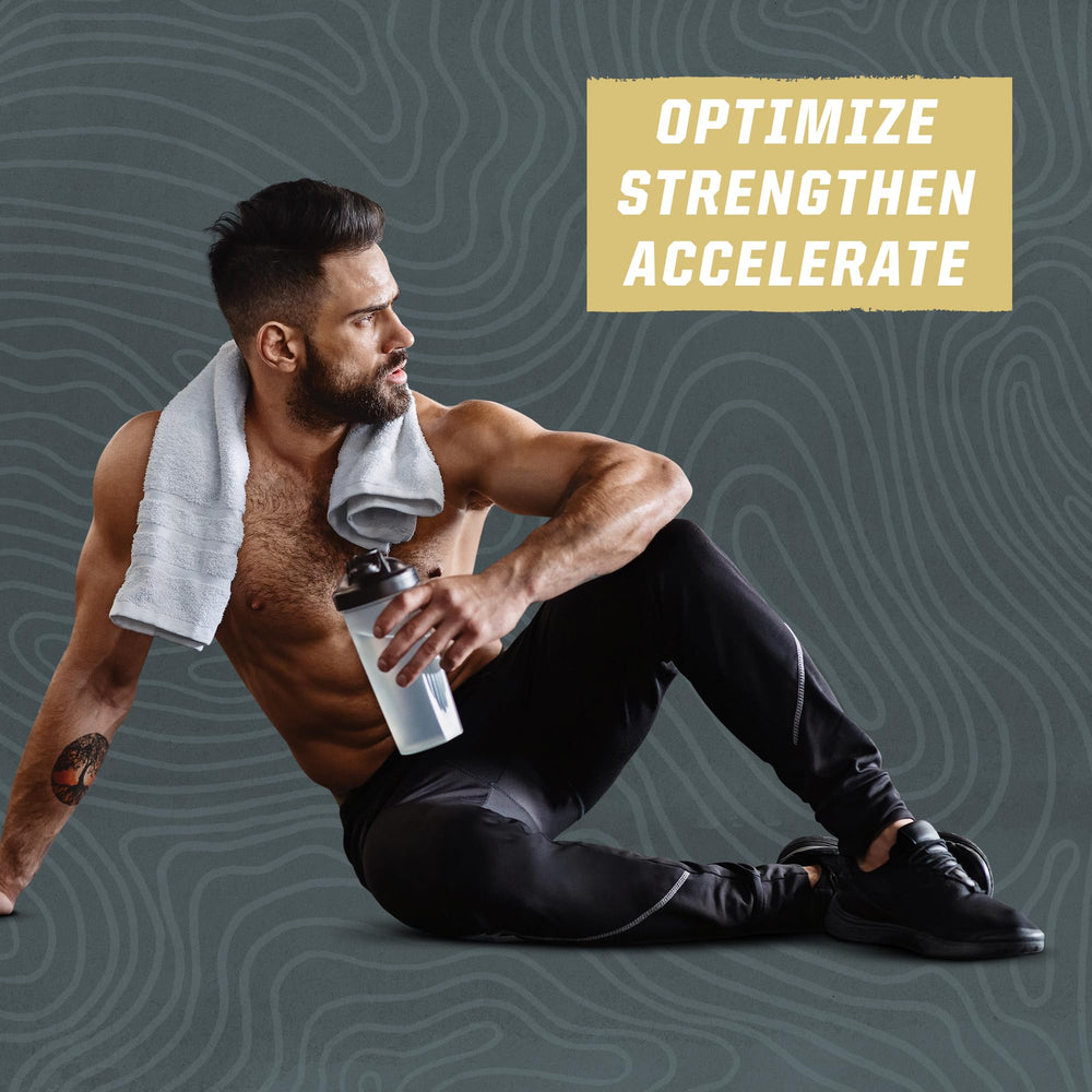 Nutrition facts label on L-Glutamine powder container