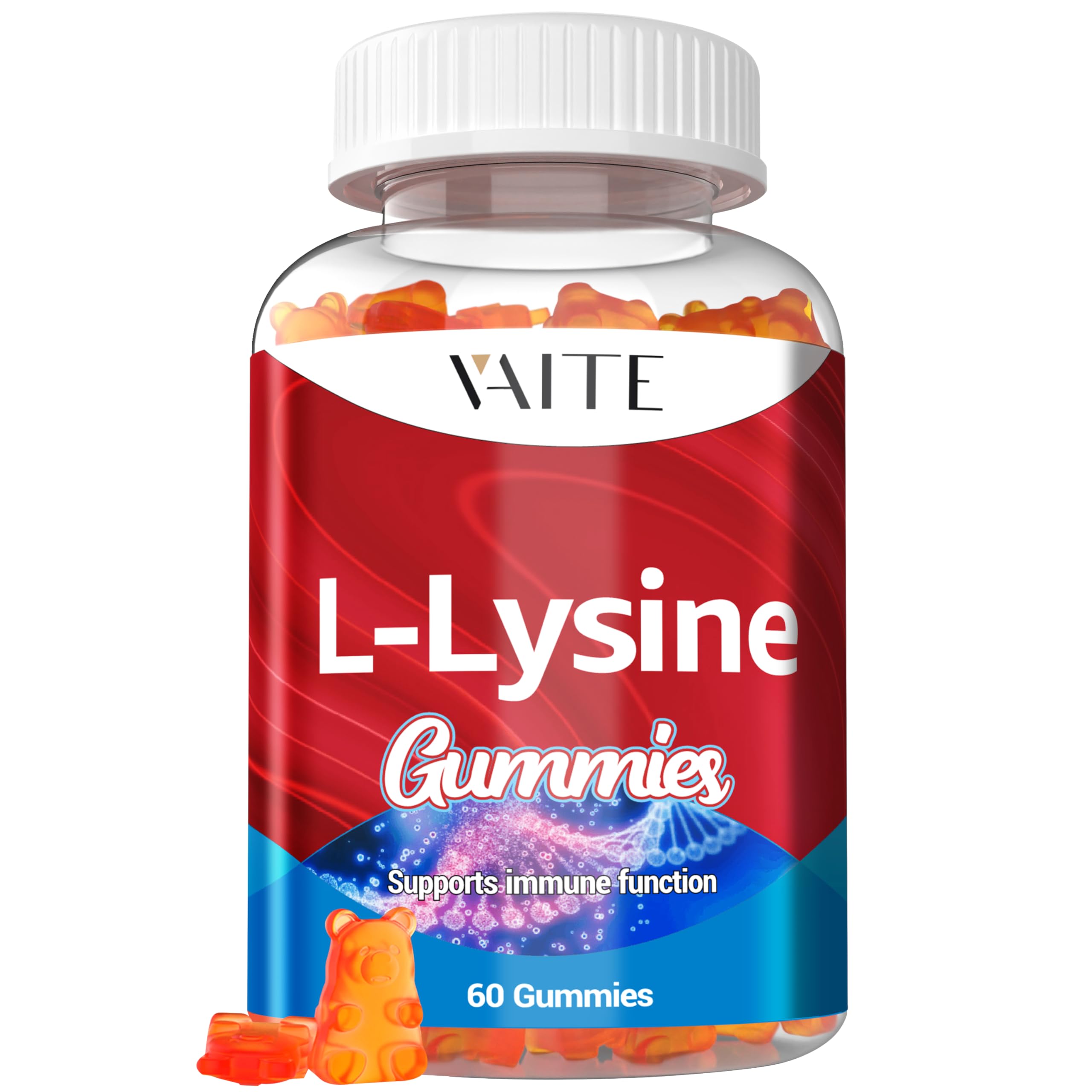 Bottle of L-Lysine 1000mg Gummies