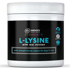Bottle of L-Lysine powder for cats and dogs (125g)