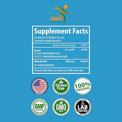 Berry-flavored sublingual liquid drops packaging