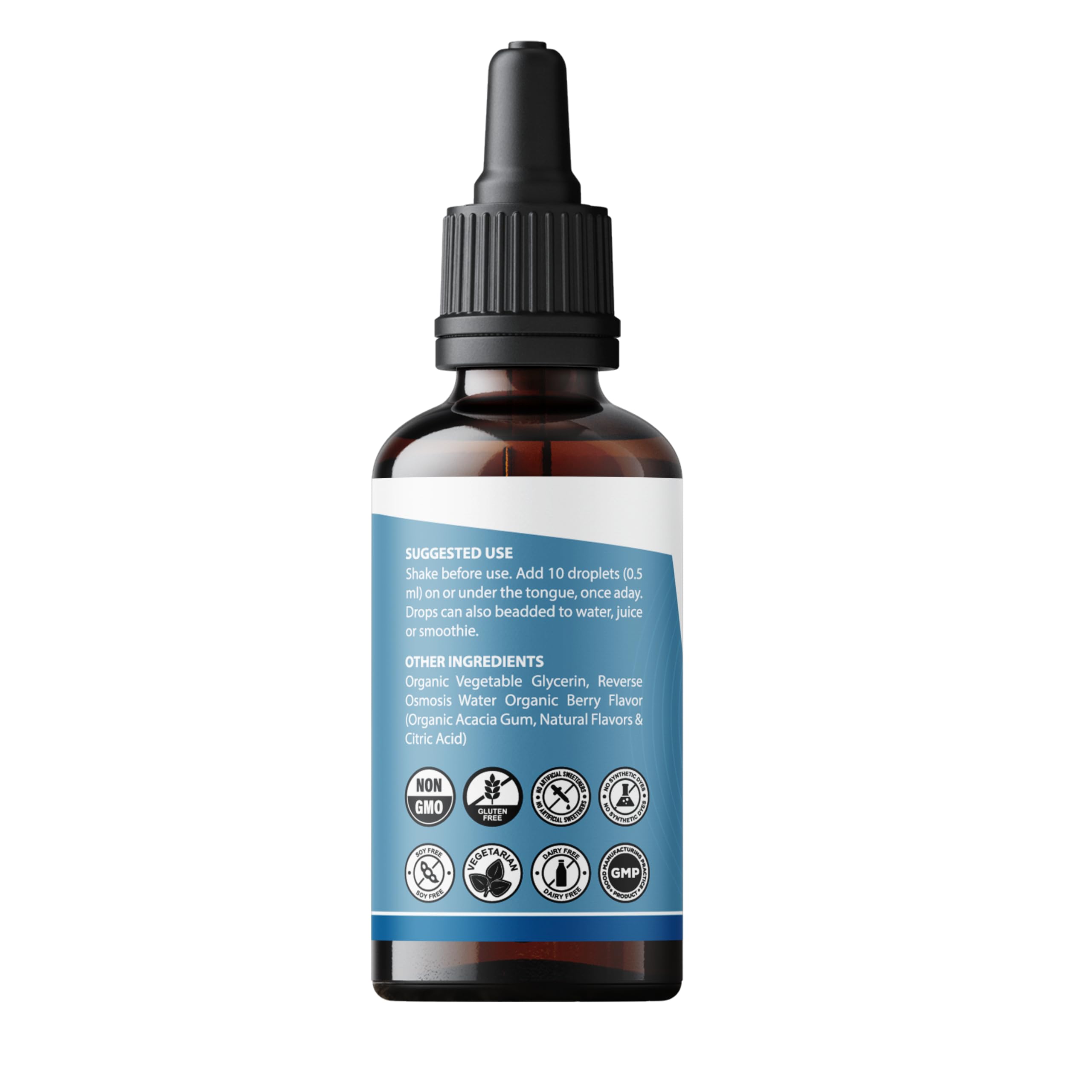 Active ingredients 5-MTHF and B12 highlighted