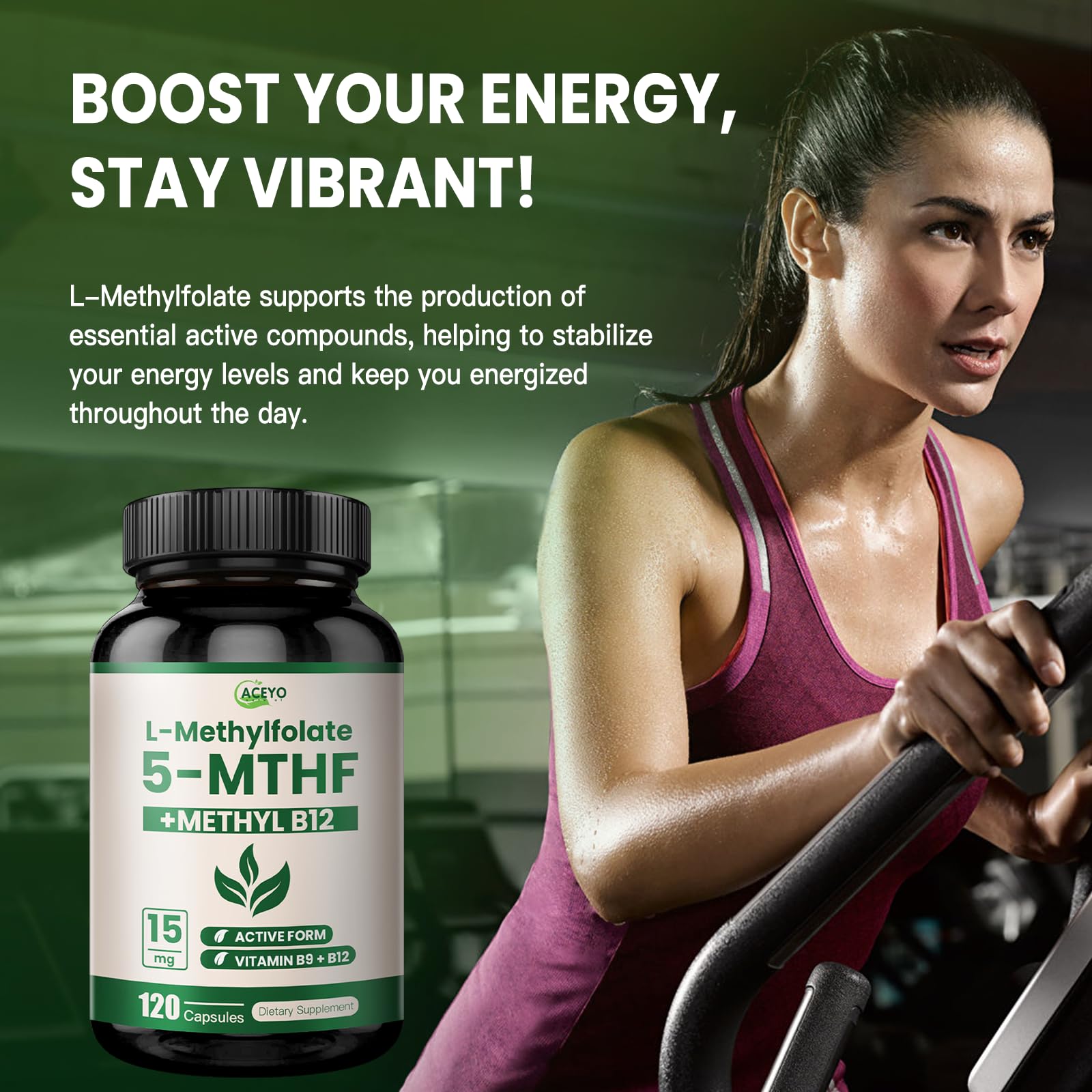 Daily use of L-Methylfolate 15mg capsules