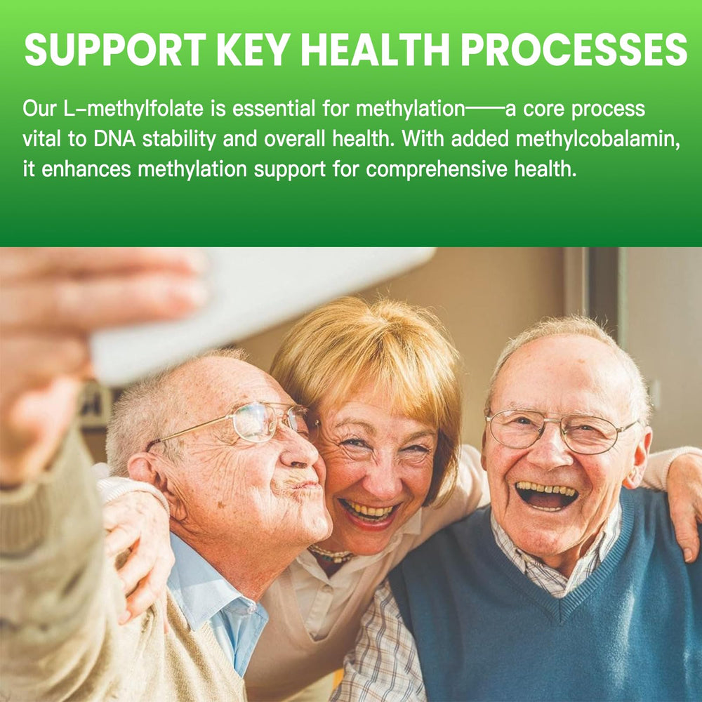 Concept of energy and immune support with L-Methylfolate