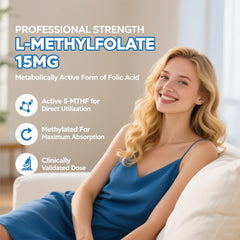 Close-up of ingredients showing active 5-MTHF folate