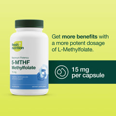 Supplement facts and ingredients for L Methylfolate 15mg