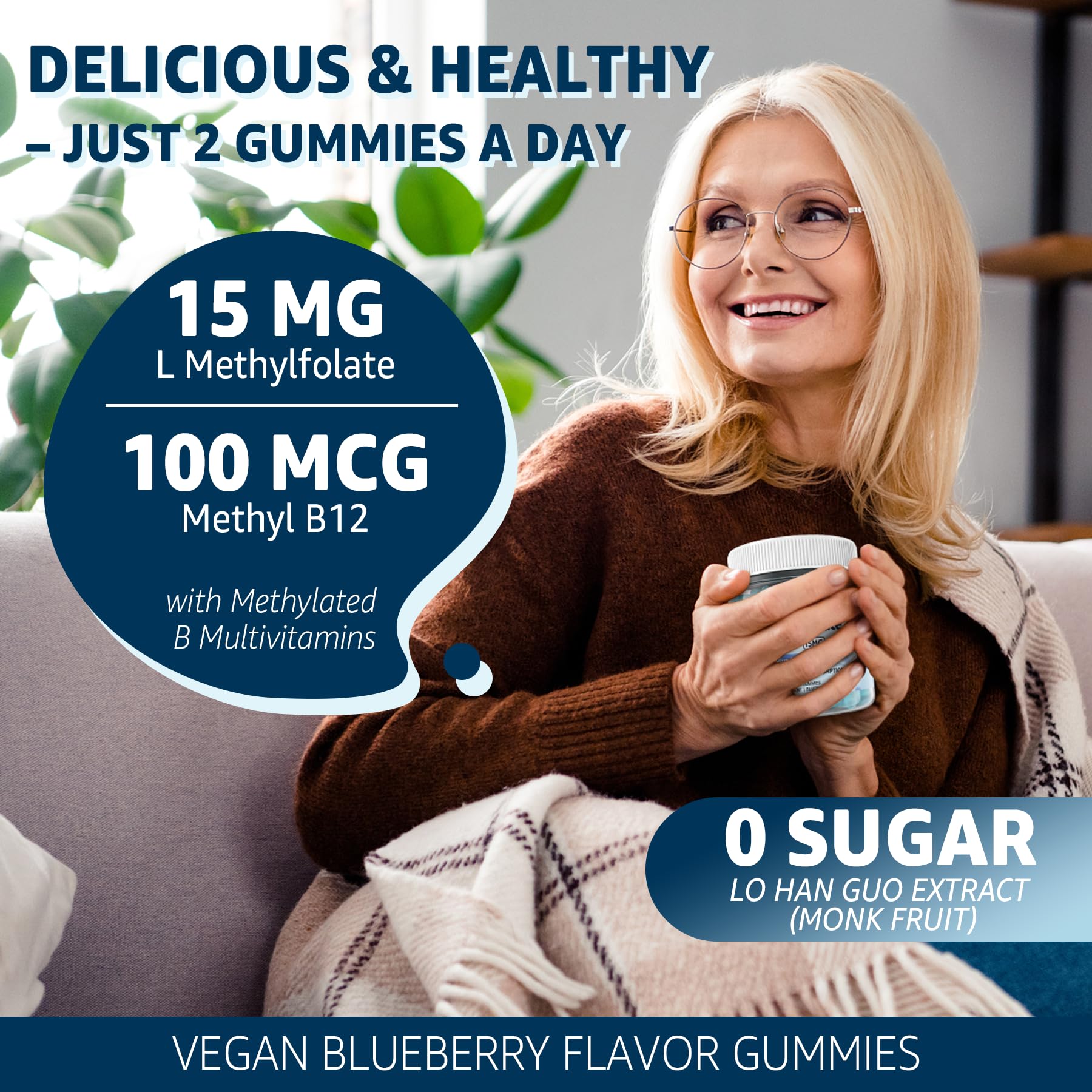 Back of bottle showing nutrition facts