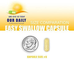 Smallest 4V capsule design for easy swallowing
