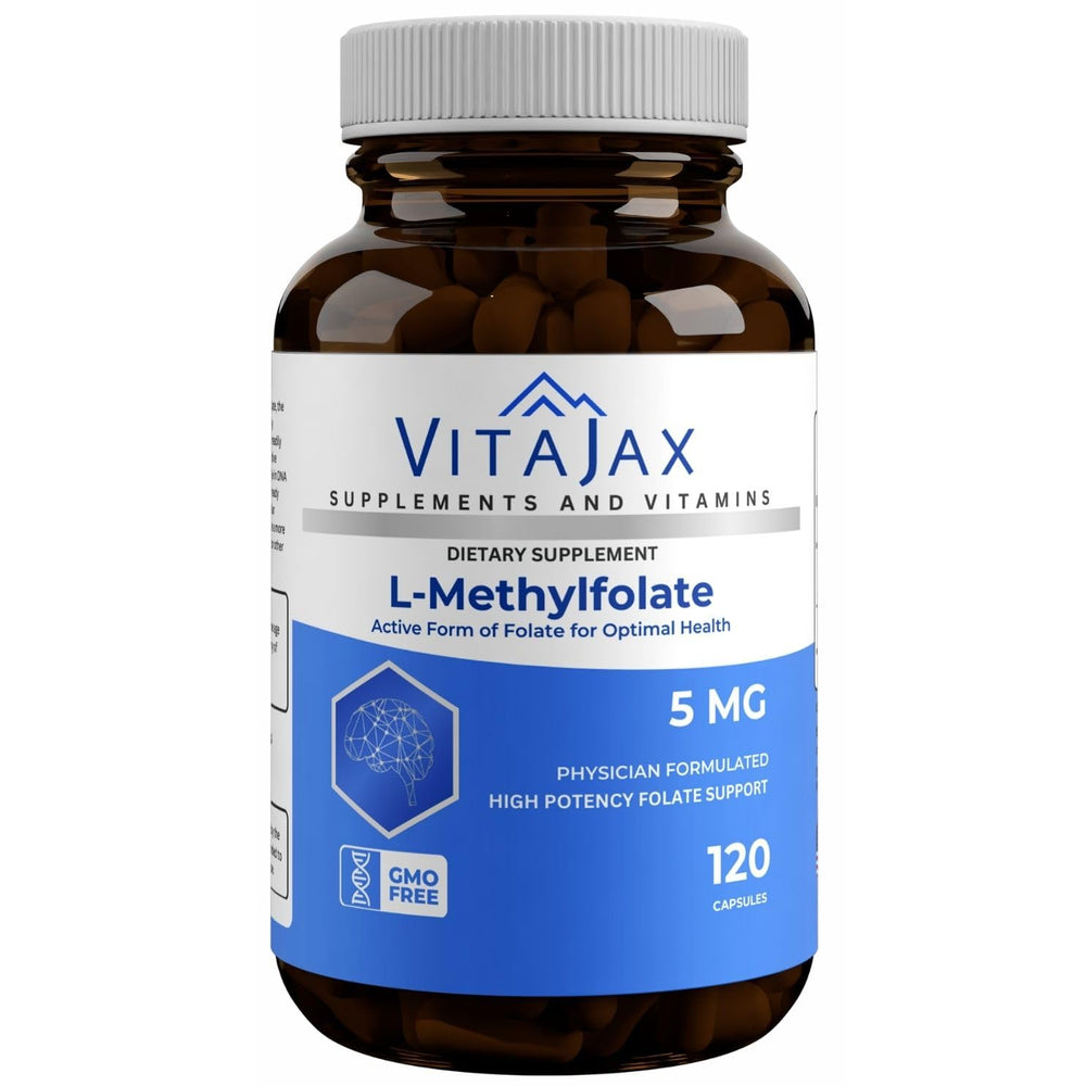 L-Methylfolate 5 mg bottles and capsules