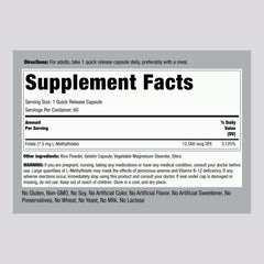 Close-up of L-Methylfolate 7.5 mg capsules