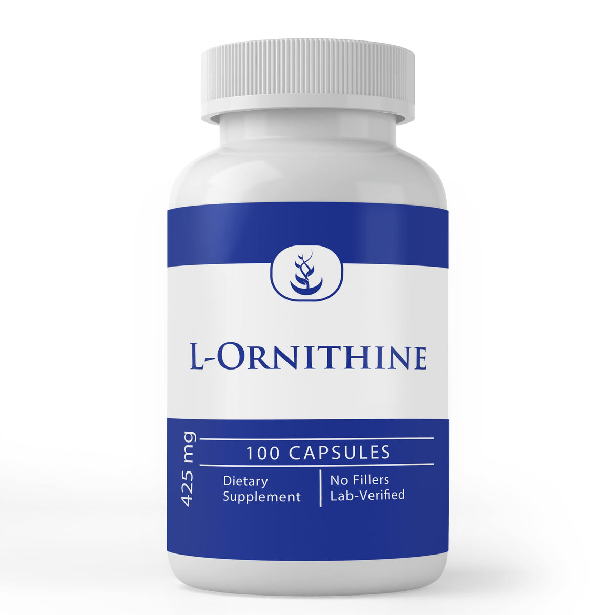 Bottle of Pure Original L-Ornithine capsules