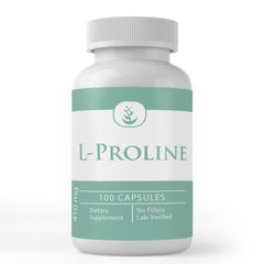 L-Proline 100-capsule bottle front view
