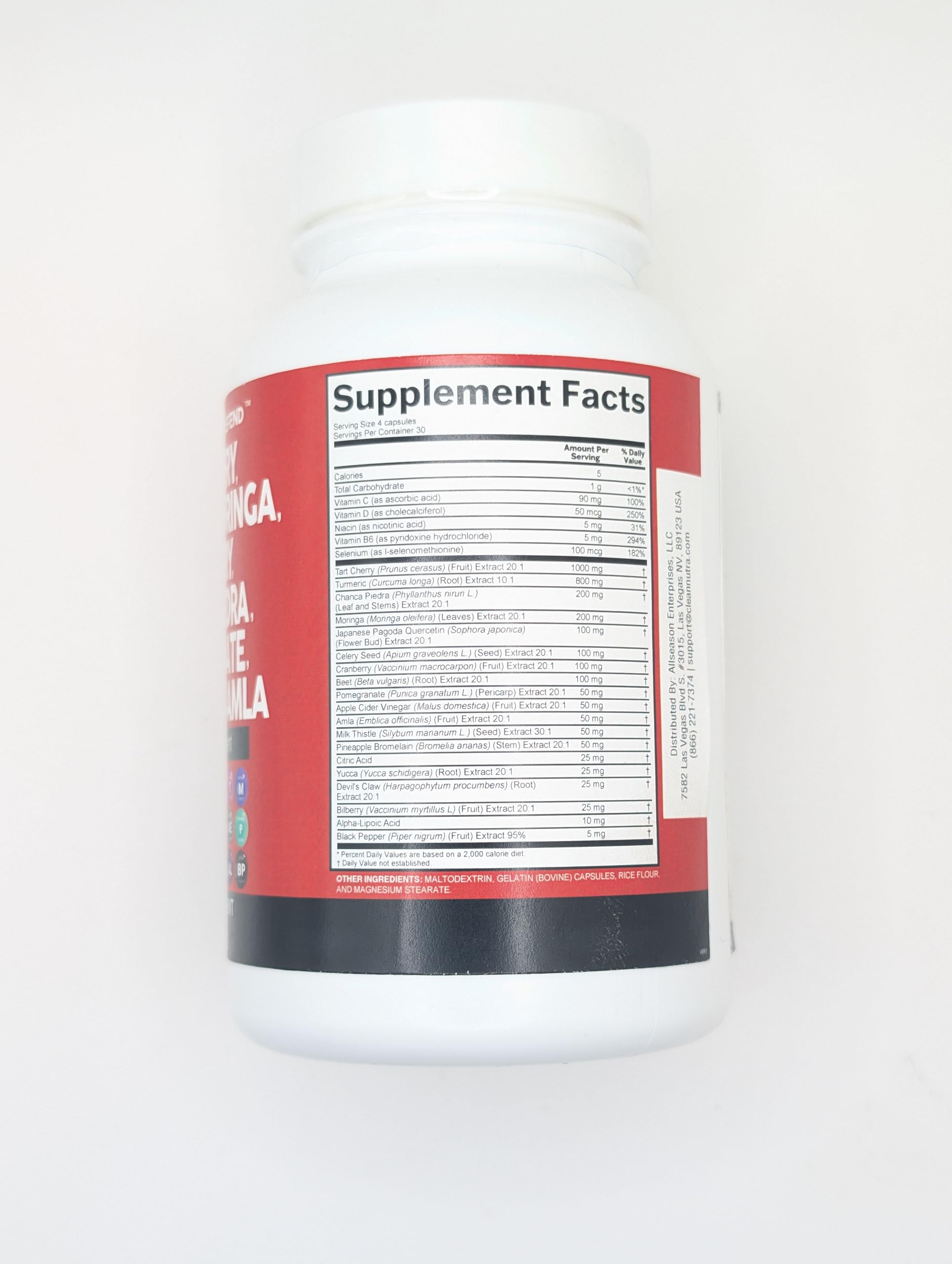 L-selenomethionine uric level support capsule