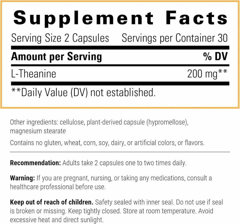 L-Theanine bottle from Integrative Therapeutics