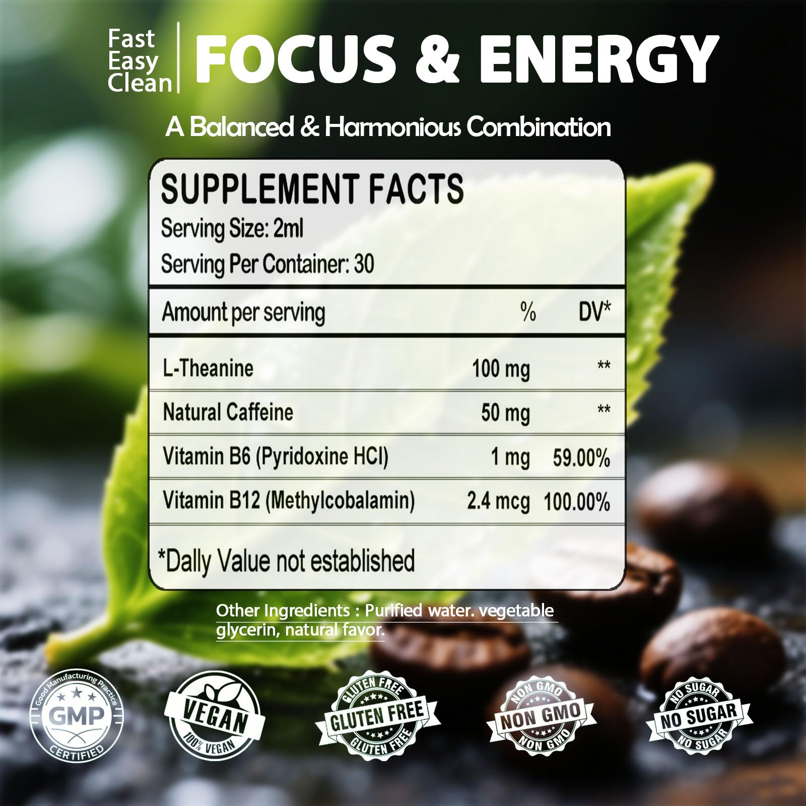 GMP-certified facility and third-party tested label