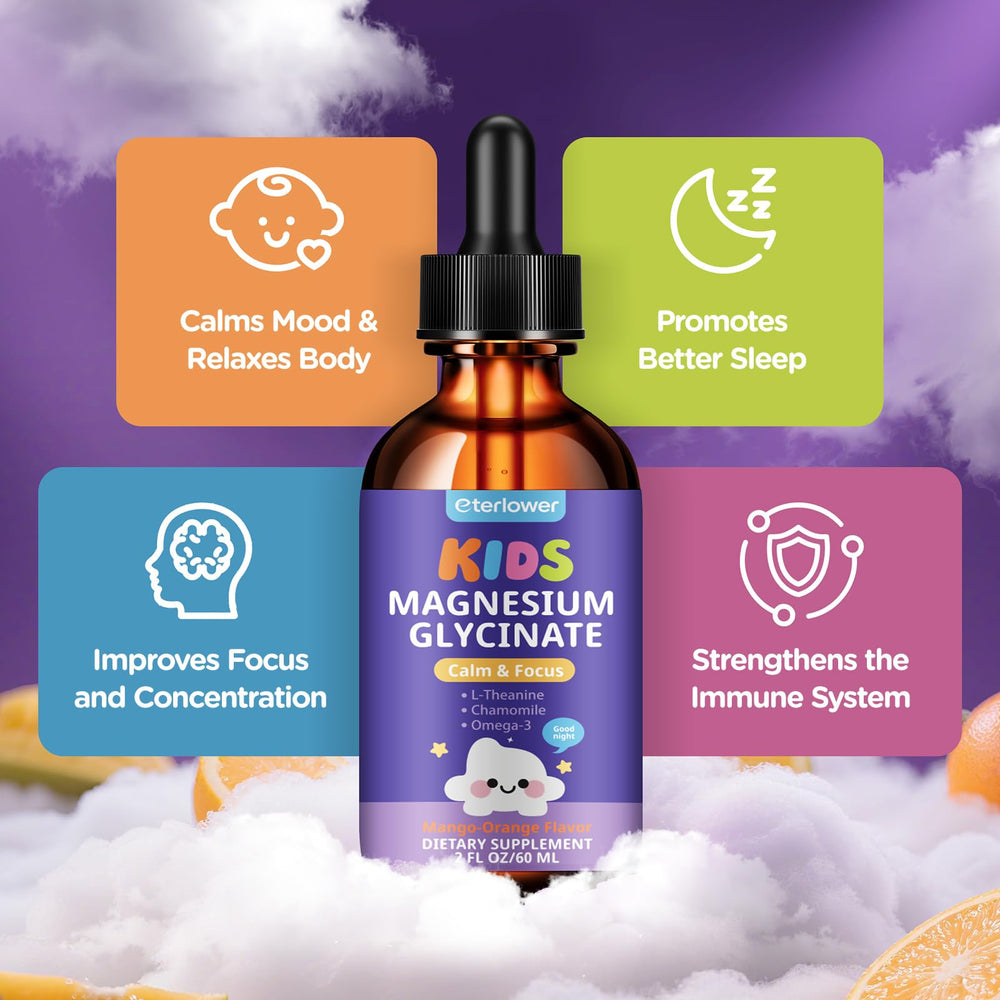 Illustration of ingredients L-Theanine and chamomile