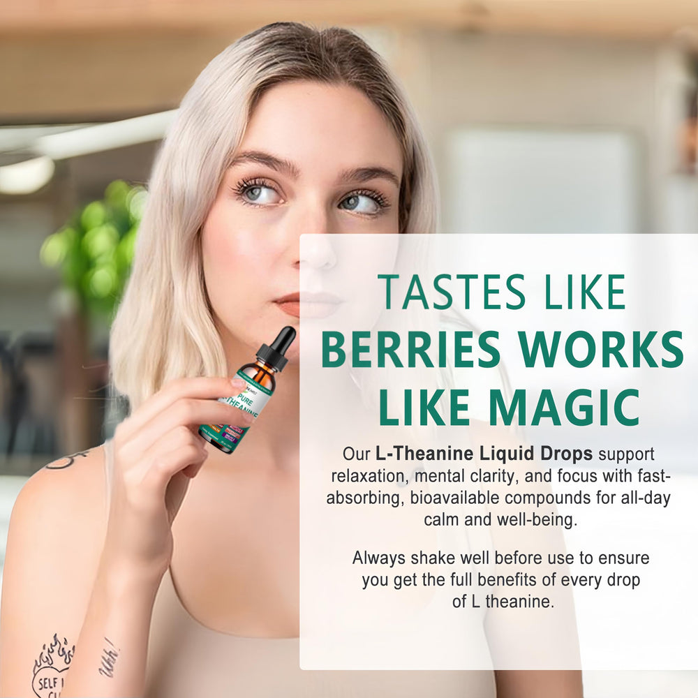 Adults and kids using L Theanine Liquid Drops