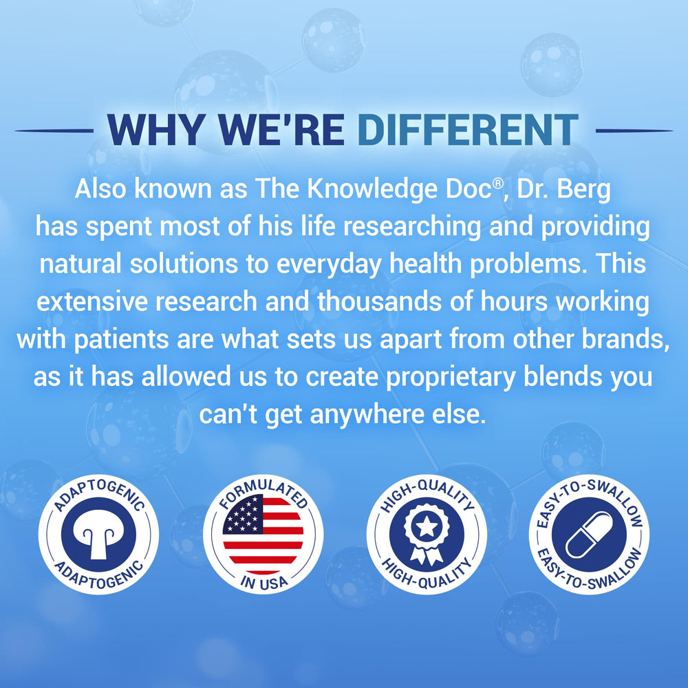 Relaxed and focused lifestyle image with Dr. Berg L-Theanine