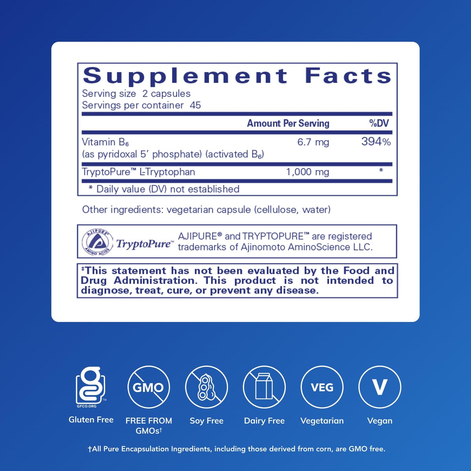 Graphic showing sleep, relaxation and PMS support benefits of L-Tryptophan