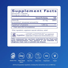 L-Tryptophan capsules supporting sleep quality