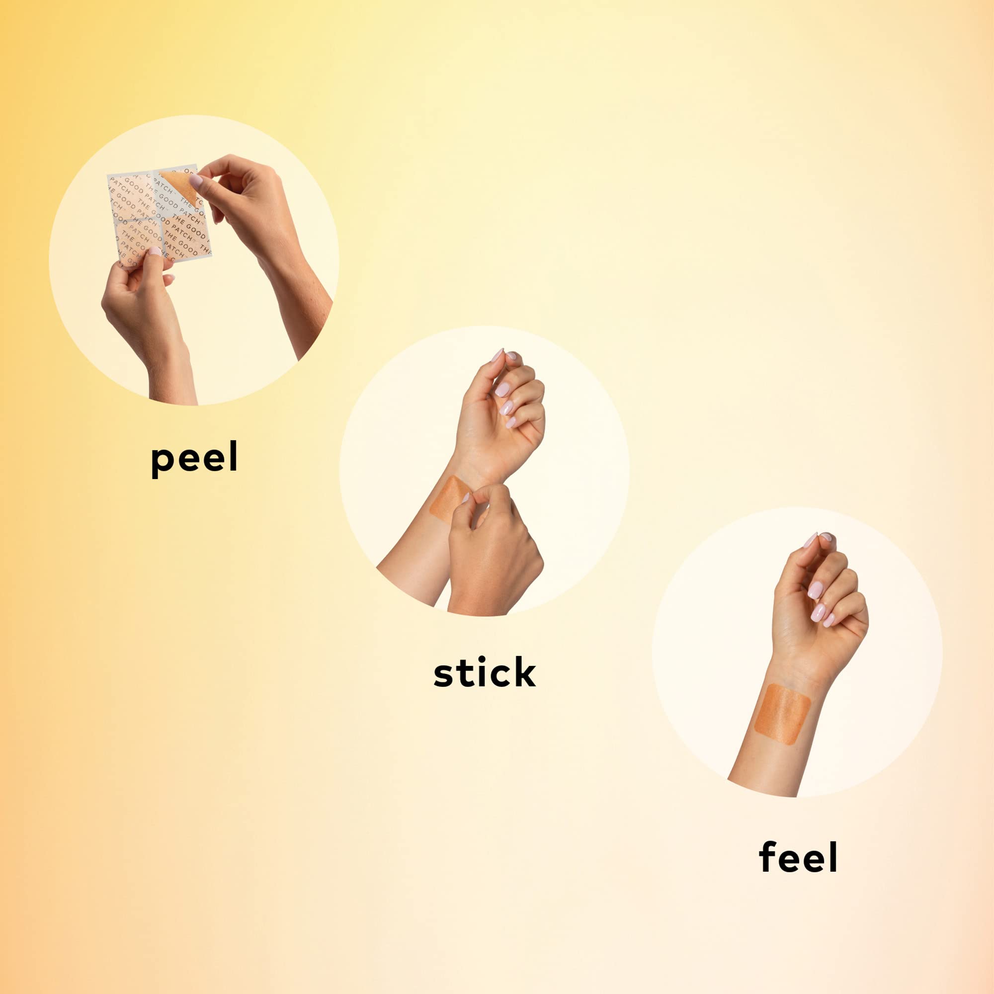 Relax patch with ashwagandha and passionflower for calm