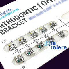 LA MIERE 200PCS Mini Roth Brackets 0.022 Slot Bondable with Hook on 345 – Pack Image 4