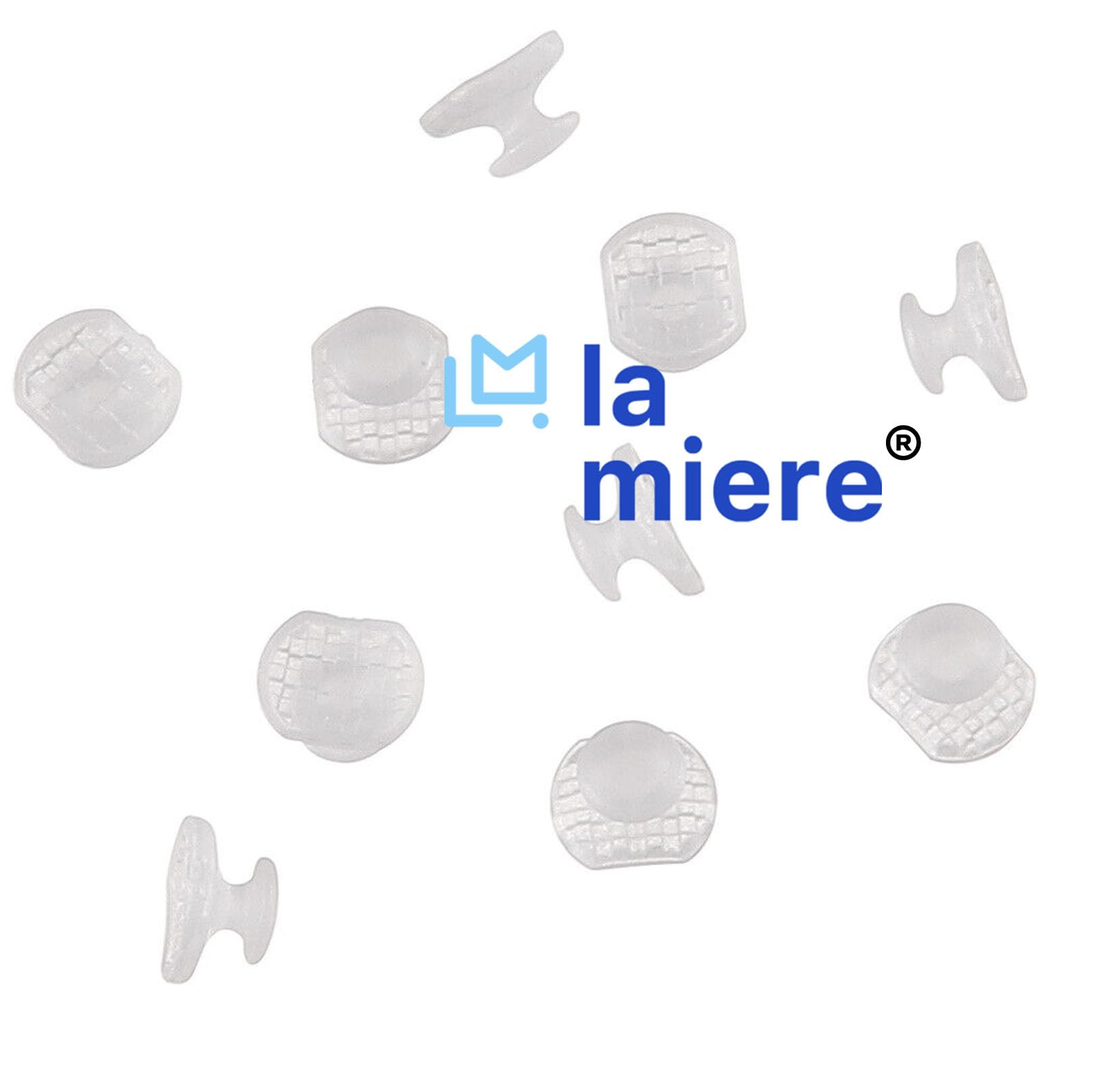 Bondable Lingual Button with Mesh Base for Easy Bonding
