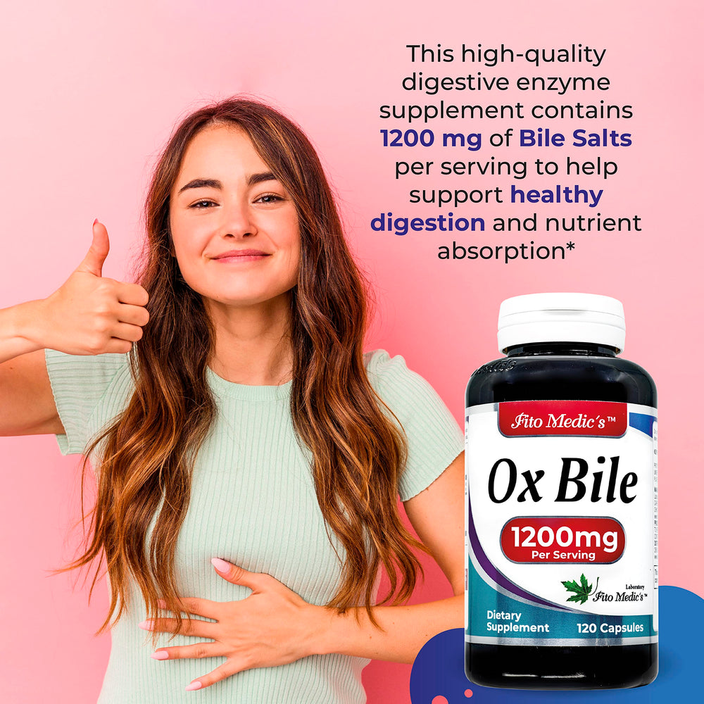 Ox Bile capsules close-up