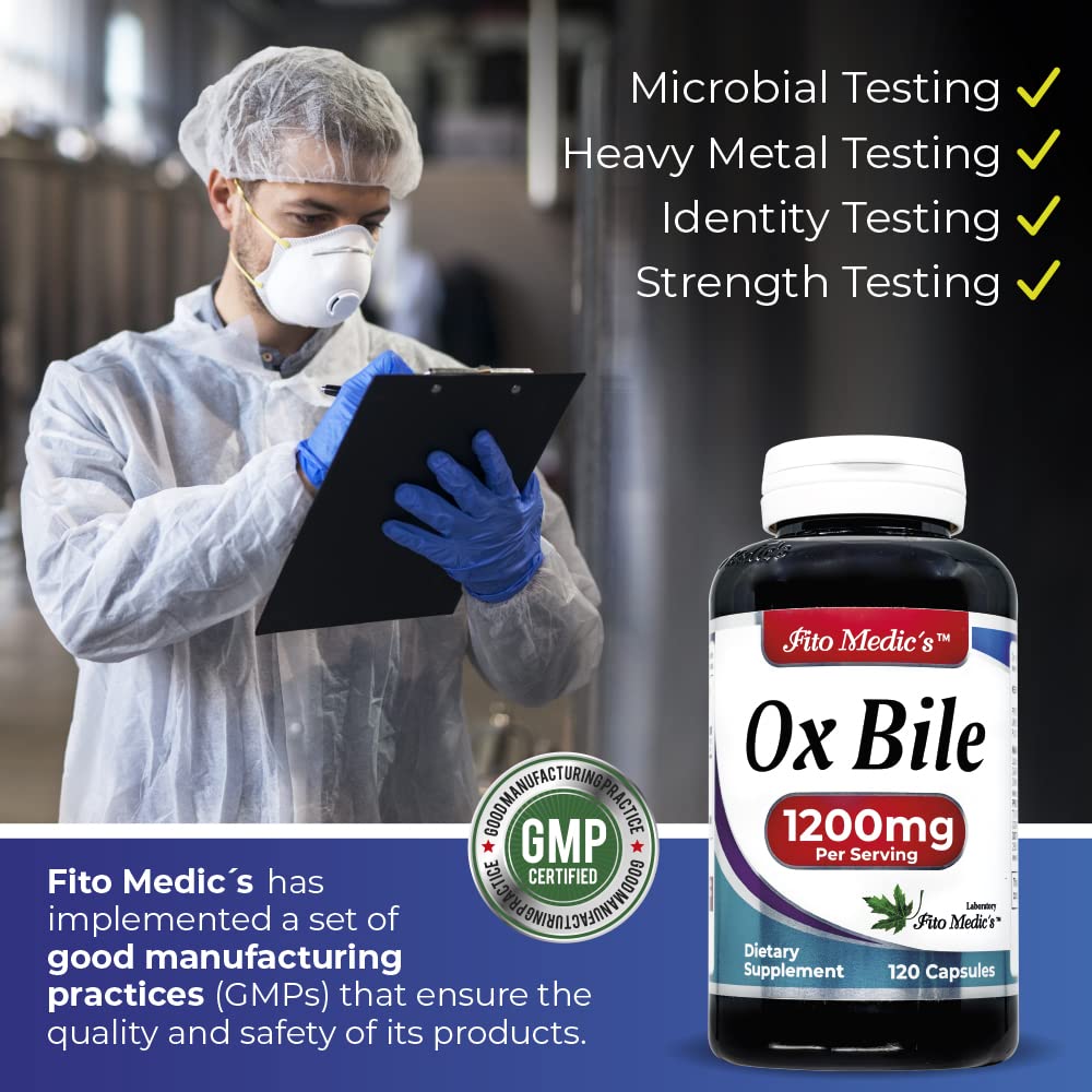 Serving guidance for Ox Bile supplement