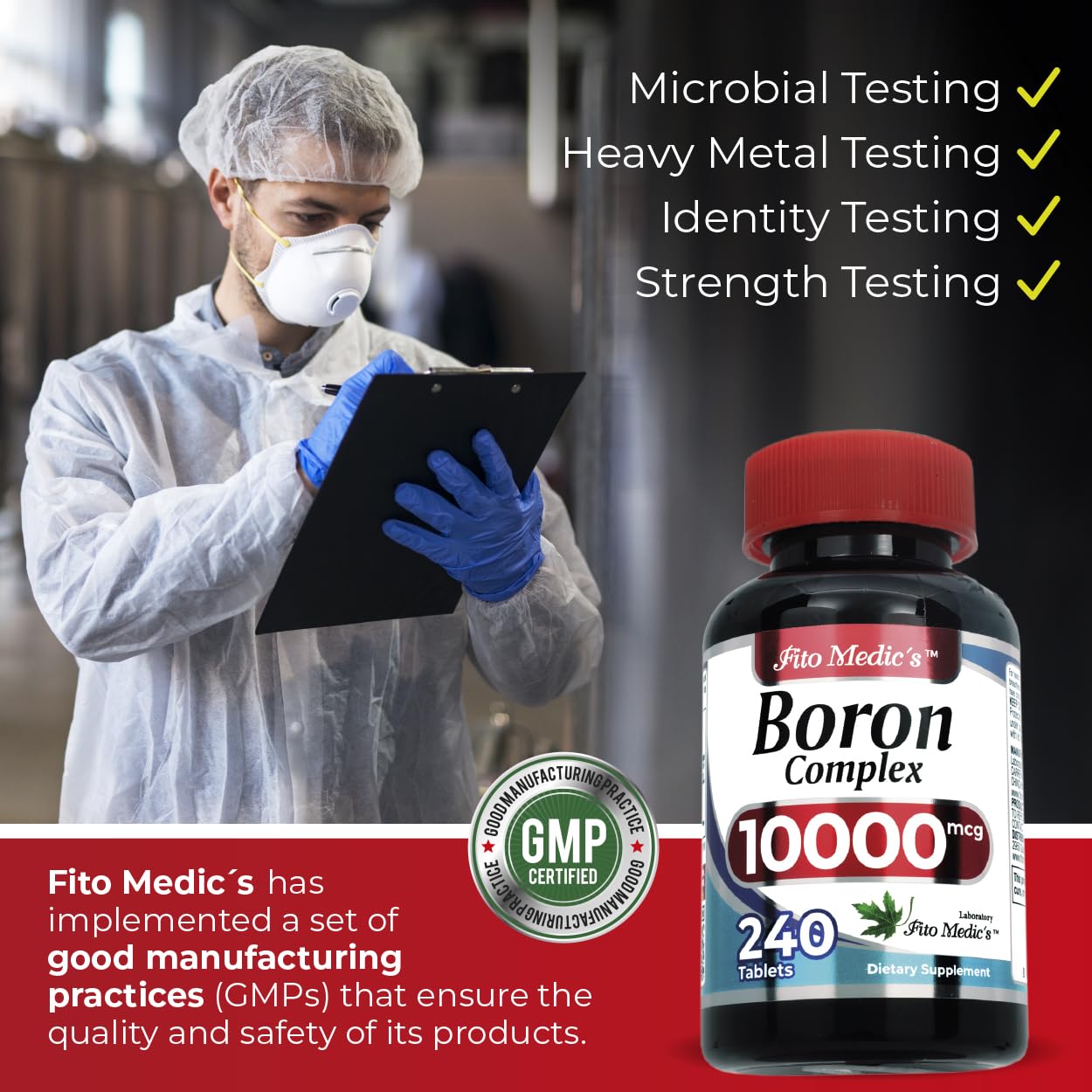Men and women health support from Boron 10 mg
