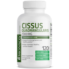 Non-GMO, lab-tested Bronson Cissus Quadrangularis capsules