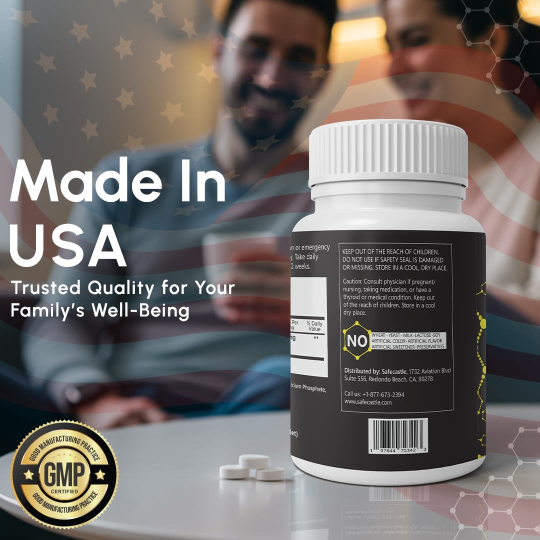 Lab-tested potassium iodide 130 mg tablets