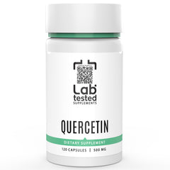 Lab tested Quercetin bottle with 120 capsules