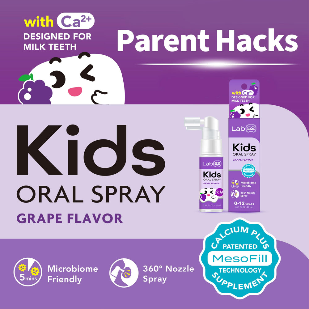 Close-up of LAB52 Kids Oral Spray 20 mL nozzle