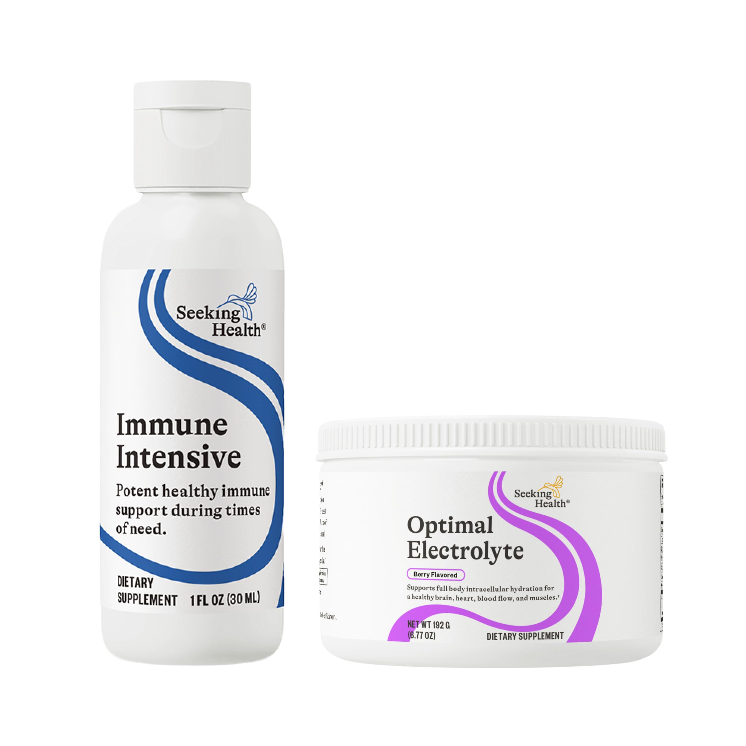 Close up of product label for Immune Intensive