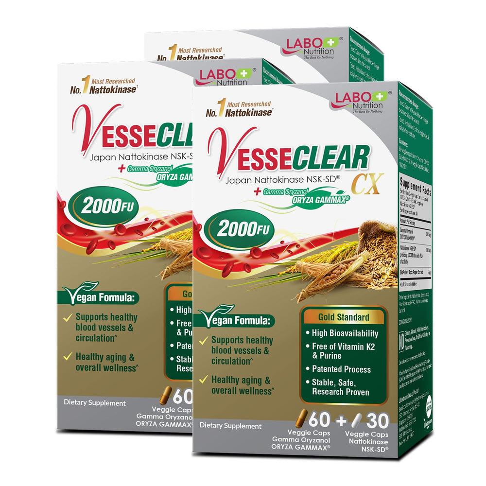 Labo Nutrition VesseCLEAR CX NSK-SD nattokinase capsule image