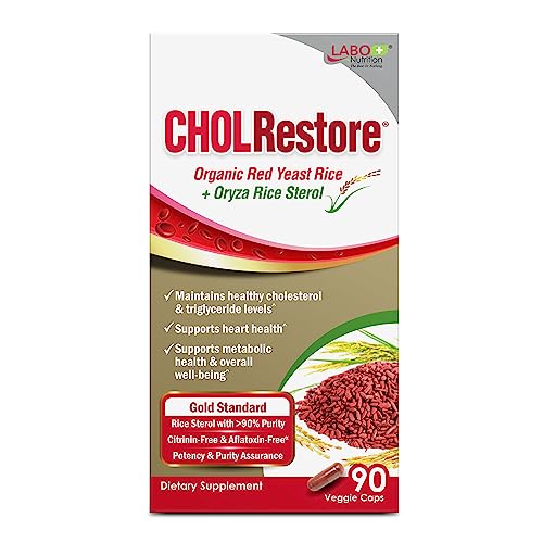 CHOLRestore label showing Red Yeast Rice and Phytosterol