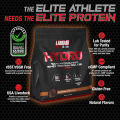 Labrada Hydro lactose-free label highlights dairy-free option for digestion