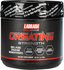 Front view of Labrada Pro Series Creatine Strength 500g container