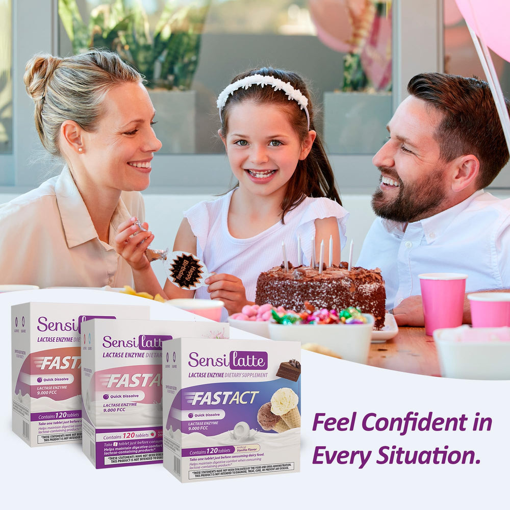 Dairy-friendly supplement for lactose sensitivity