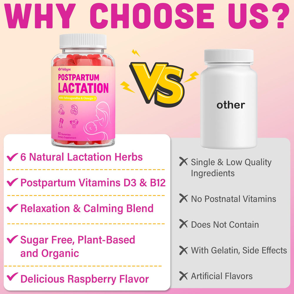 Busy mom taking lactation gummies on the go