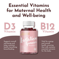 Vitamin D3 and Vitamin B12 included in LactiFull postnatal vitamins