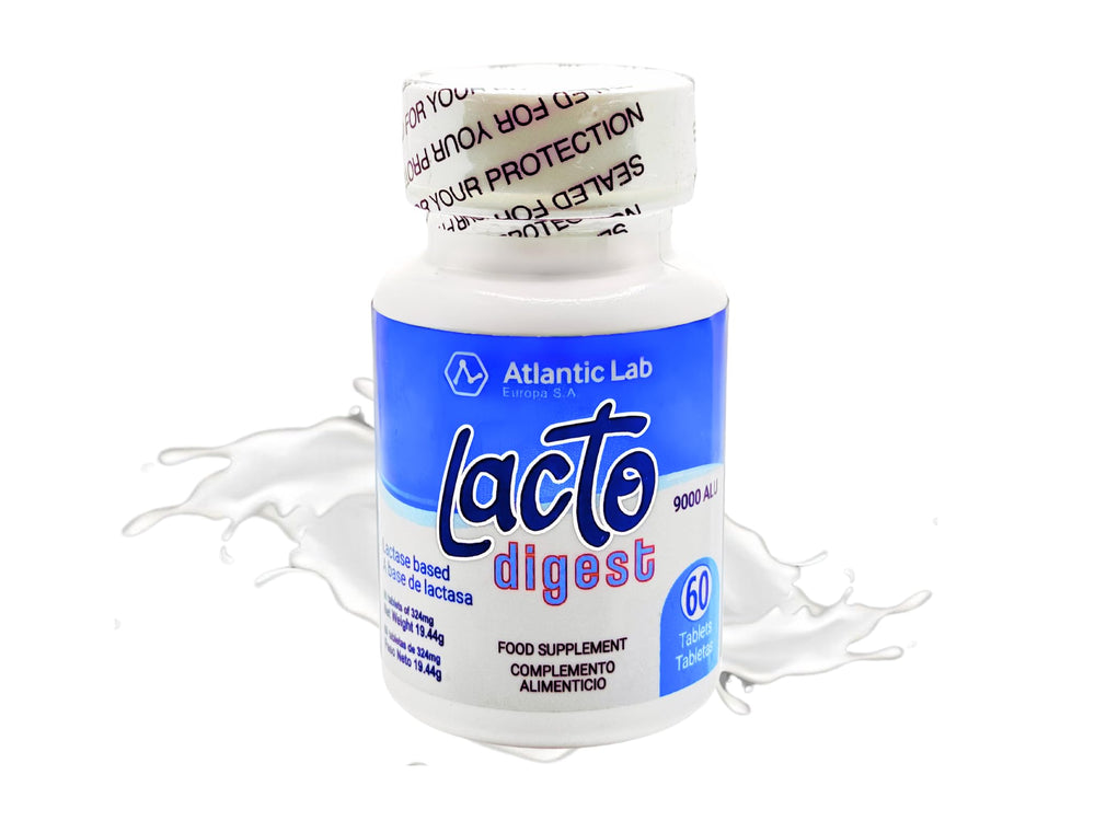 LactoDigest bottle with 60 capsules