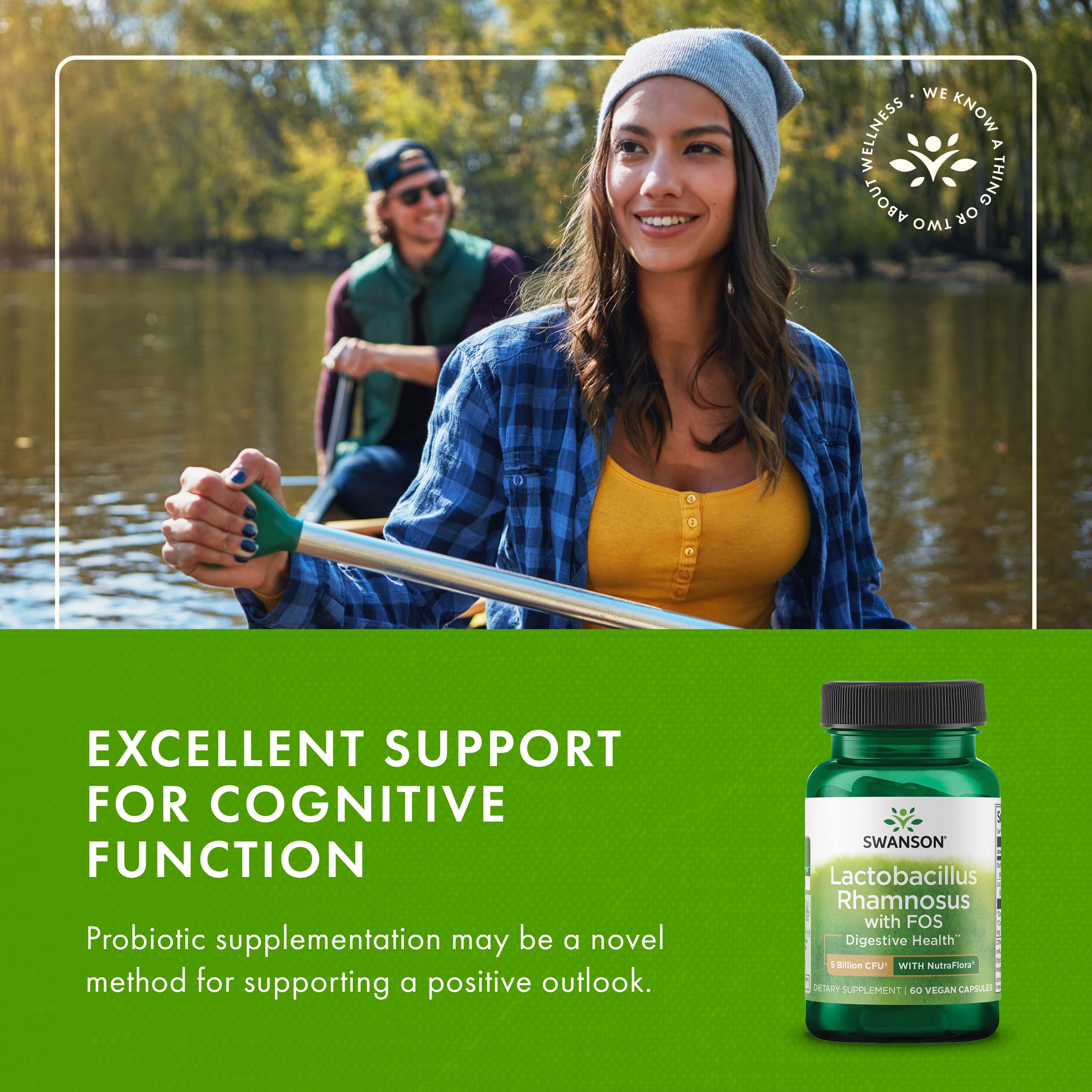 Lactobacillus rhamnosus 5B CFU probiotic by Swanson