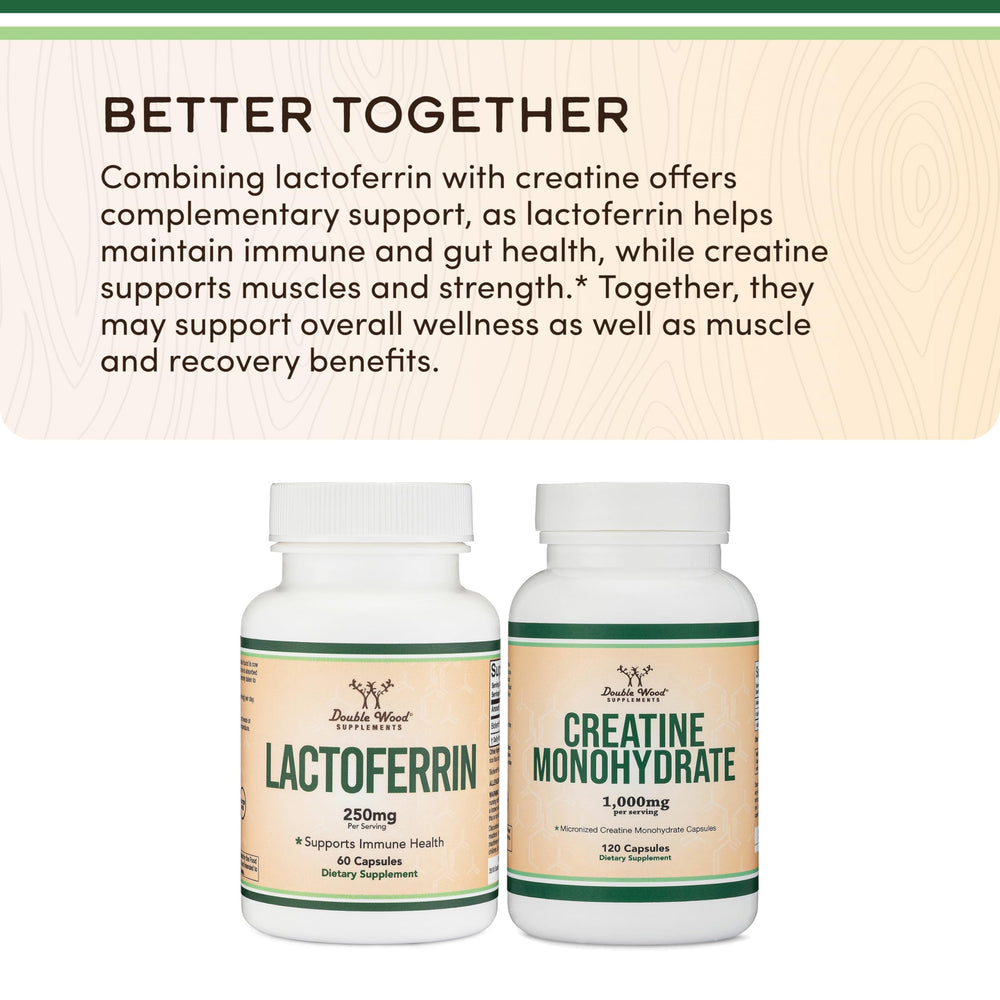 Double Wood Supplements logo on bottle