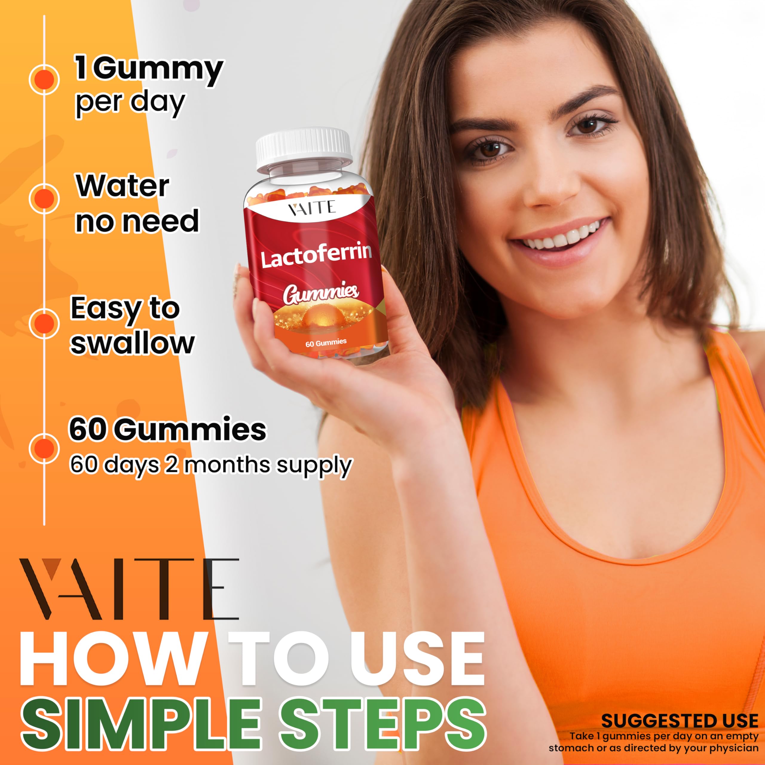 Gummy serving promoting daily digestive balance and gut health