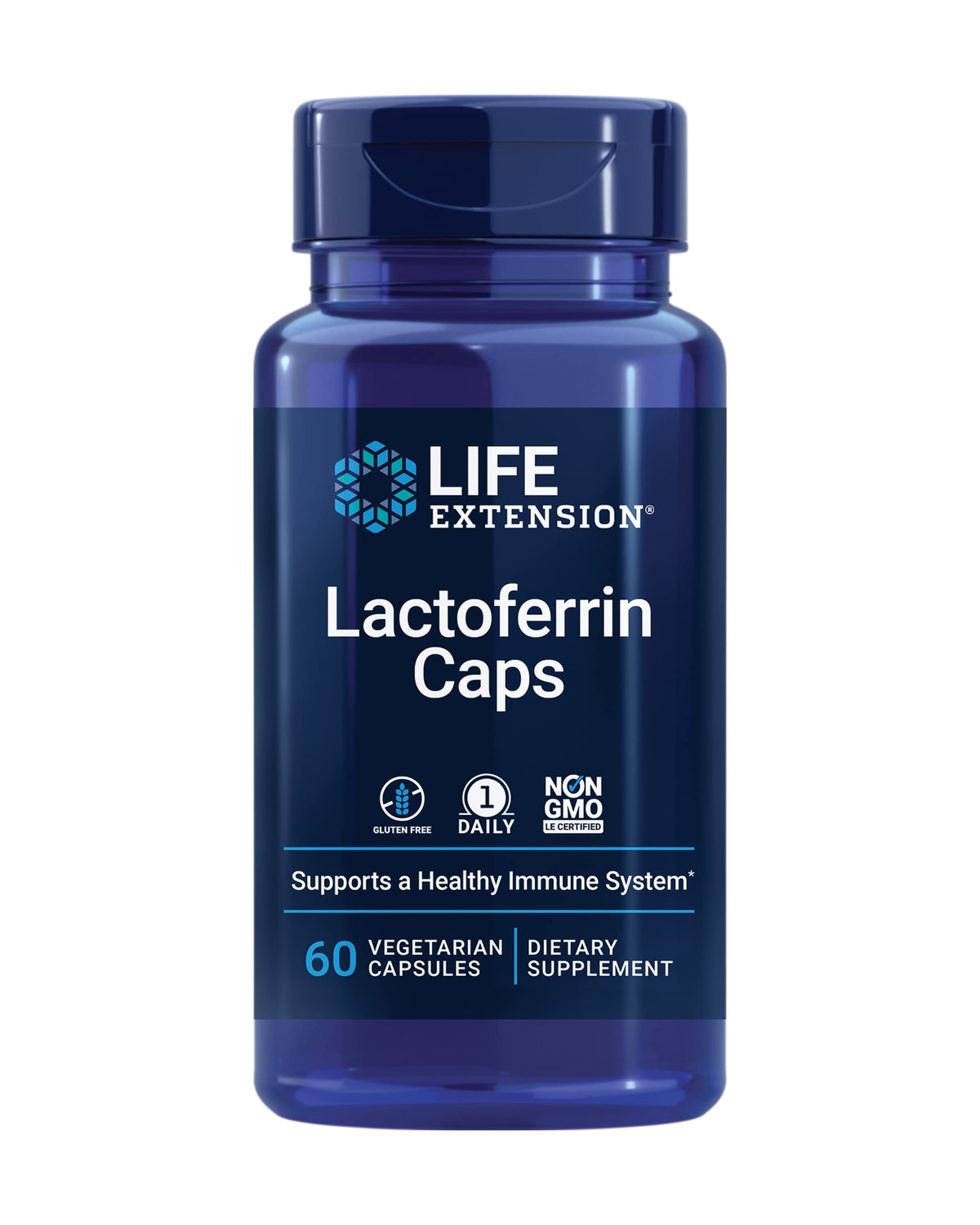 Bottle of Life Extension Lactoferrin Caps